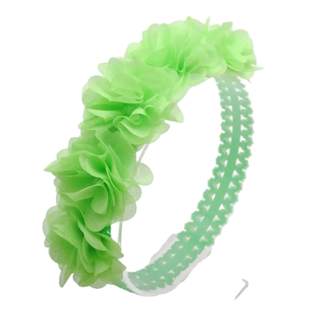 Tejesa 3Pcs Girls Flower Headbands Newborn Photograph Children's Cute Hair Accessories Girls Elastic Hairbands Gift Headwear