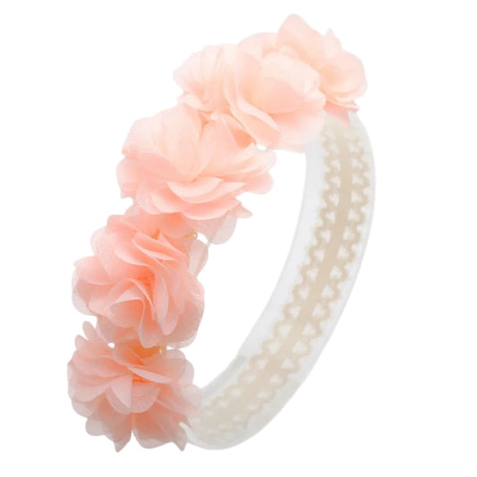 Tejesa 3Pcs Girls Flower Headbands Newborn Photograph Children's Cute Hair Accessories Girls Elastic Hairbands Gift Headwear