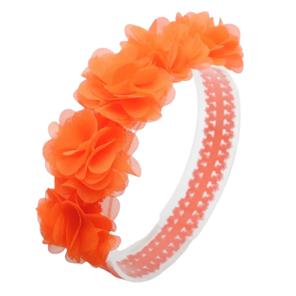 Tejesa 3Pcs Girls Flower Headbands Newborn Photograph Children's Cute Hair Accessories Girls Elastic Hairbands Gift Headwear