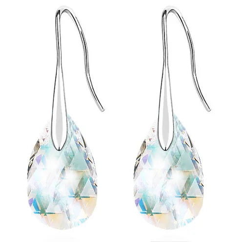 2024 queen girl birthday gifts brand wedding austrian crystal 18KGP sweet tear water Drop Earrings fashion Jewelry women 80335