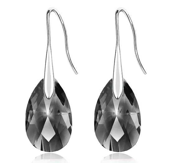 2024 queen girl birthday gifts brand wedding austrian crystal 18KGP sweet tear water Drop Earrings fashion Jewelry women 80335