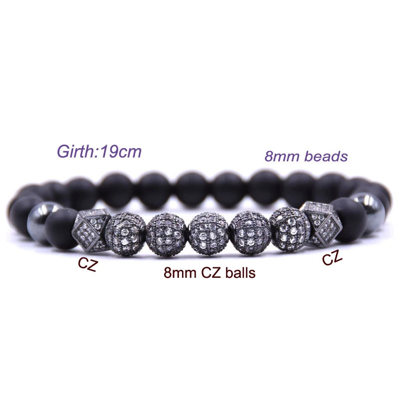 2018 popular 8mm 4 colors Volcanic lava bead Bracelets For Men&Women Bracelet Jewelry Pulsera zapestnica ranneketta