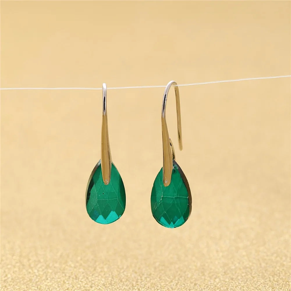 2024 queen girl birthday gifts brand wedding austrian crystal 18KGP sweet tear water Drop Earrings fashion Jewelry women 80335