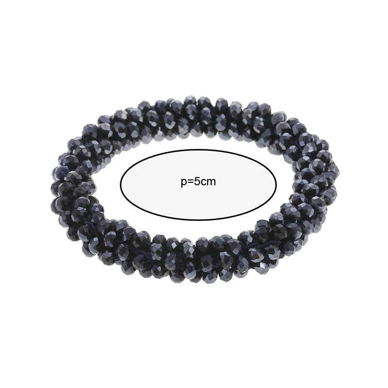LOVBEAFAS Boho Elastic Bracelets & Bangles For Women Vintage Stretch Bohemian Femme Crystal Glass Beads Bracelets Party Jewelry