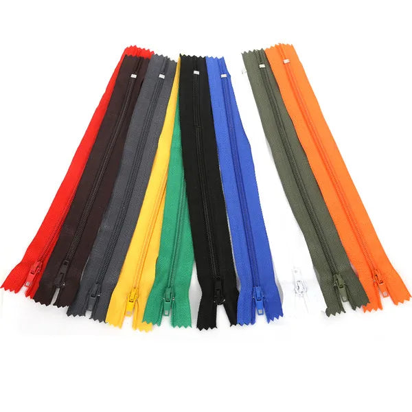 Tejesa 10pcs 20cm Length Nylon Coil Zippers Tailor Garment Sewing Accessories