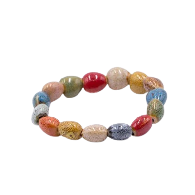 Hemasa Heart Shape ceramic beads bracelets