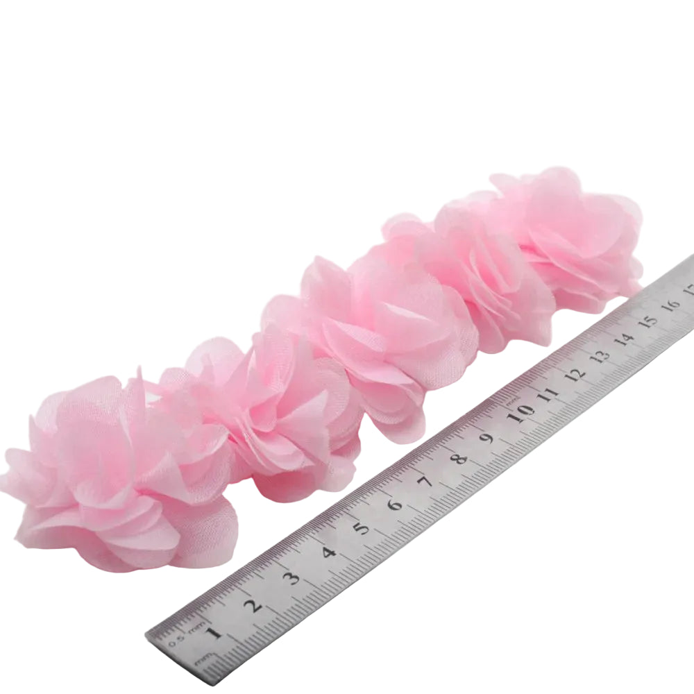 Tejesa 3Pcs Girls Flower Headbands Newborn Photograph Children's Cute Hair Accessories Girls Elastic Hairbands Gift Headwear