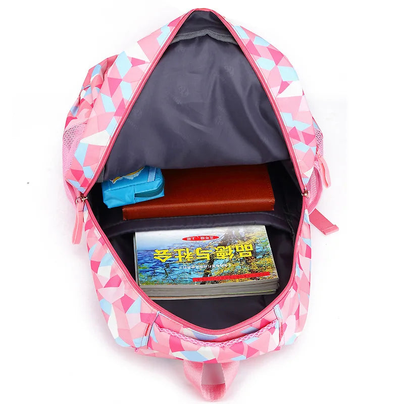 Fashion New Big Capacity Children School Bags For Teenagers Boys Girls 3-6 Grade School Backpack Satchel Kids Book Bag Mochila