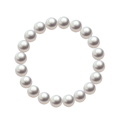 Quality Shell Pearl Bracelet Elastic or Chain Customizable Women's Bracelets of Various Sizes