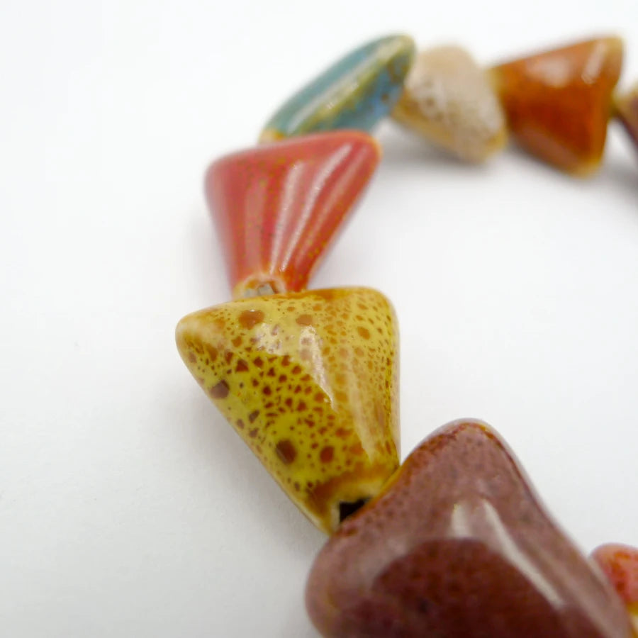 Hemasa Heart Shape ceramic beads bracelets