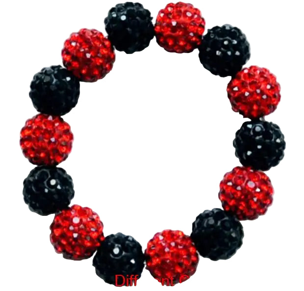 Hemasa 10mm mix multicolor Micro Pave  Disco   crystal beads  Bracelet