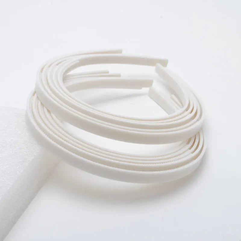 10pcs/lot 8mm /10mm Wide Teeth Hairbands  Girls Plastic Headbands Lady Jewelry Findings Diy Tools White Black  Hair Accessory