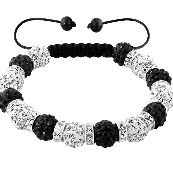 Hemasa 10mm Multicolor  Crystal Clay Disco Pave Ball bead  Bracelets Bangles spacer men women charm