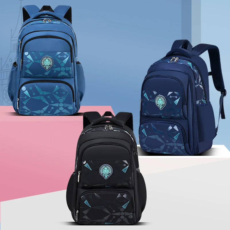 Hemasa Primary School Backpacks Waterproof Children School Bags For Boys kids/ Travel Backpack