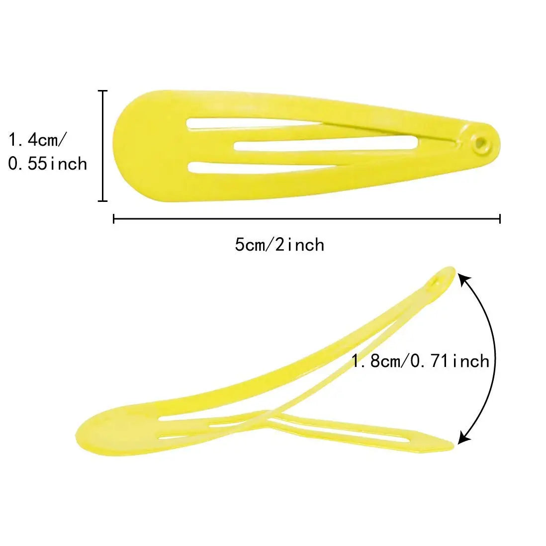 Hemasa 20 PCS Print Hair Clip 2 Inches Kawaii Cartoon Barrettes Girls Headdress BB Clip Metal Snap Hairpin 5cm Women Hair Accessories