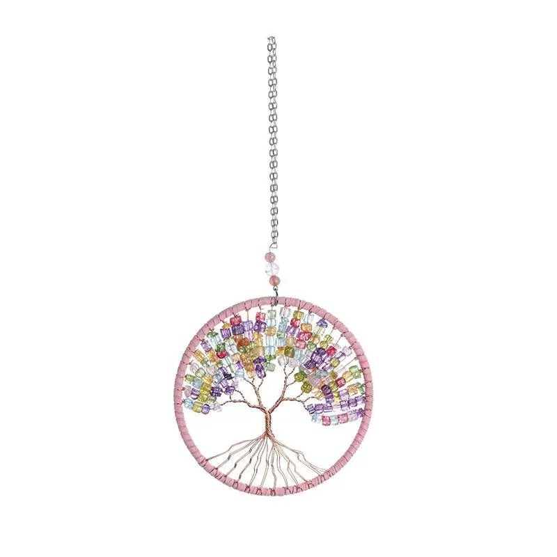 New Girl Heart Dream Catcher National Feather Ornaments Lace Ribbons Feathers Wrapped Lights Girls Room Decor Dreamcatcher
