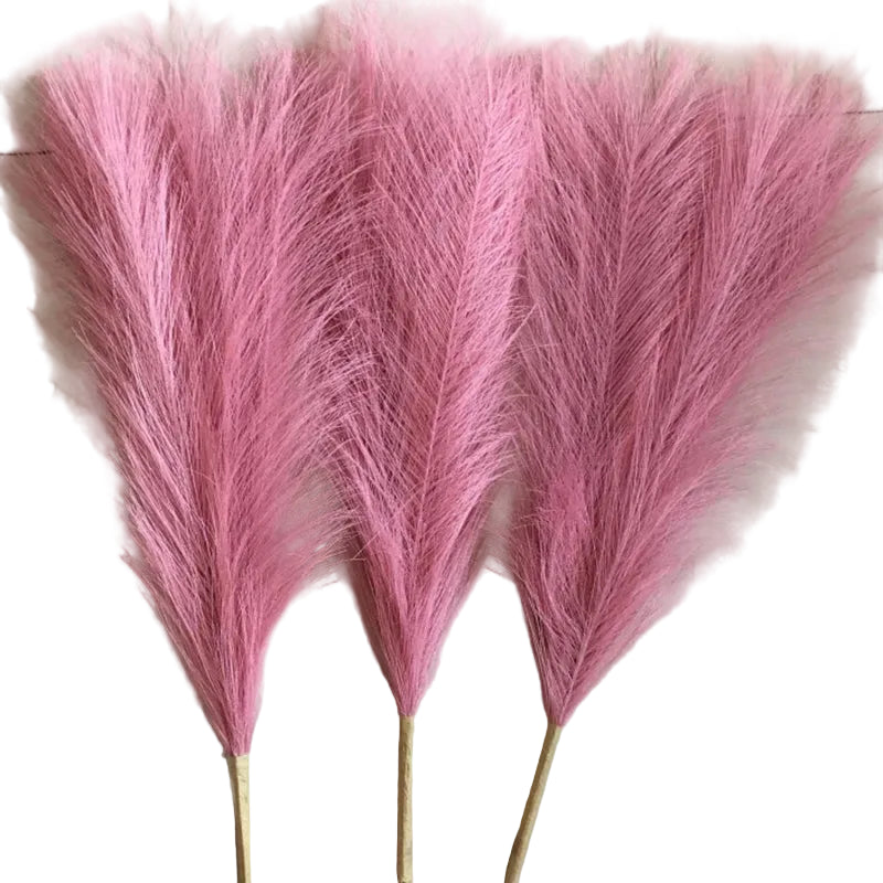 Tejesa 45cm Pampas Grass Simulation  Reed Grass Wedding Decoration Home Bedroom Accessories Wedding Guide Photo PropBackground