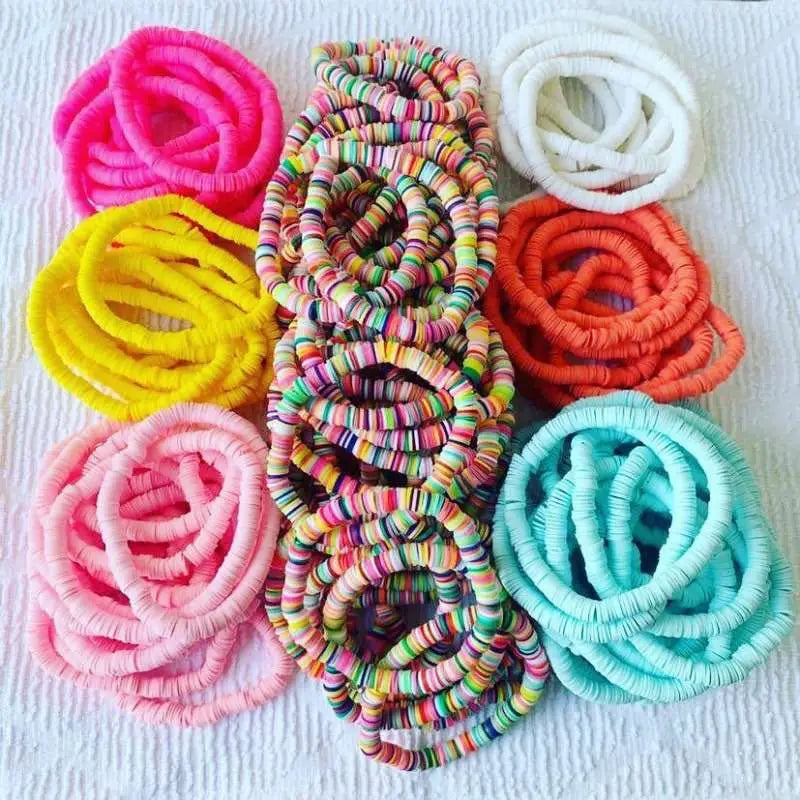Hemasa  Polymer Clay Bracelets Pure Handmade Bead Boho Bracelet for Man and Woman Cheap Items and Free Shipping