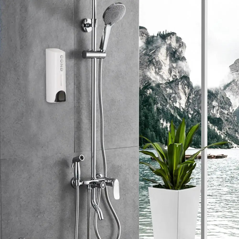 Hemasa Single/Double/Triple 350ml Soap Dispenser Wall-mount Shower Bath Shampoo Dispenser Liquid Soap Container Bathroom Accessories