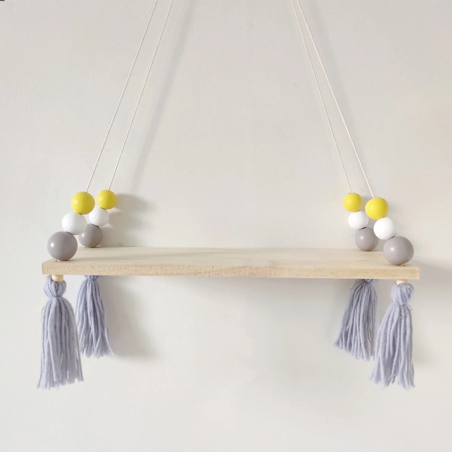 Kids Room Decorative Wooden Shelf Natural Wood Wall Hanging Shelves Nursery Baby Bory Girl Kids Room Storage Decoration Shelf