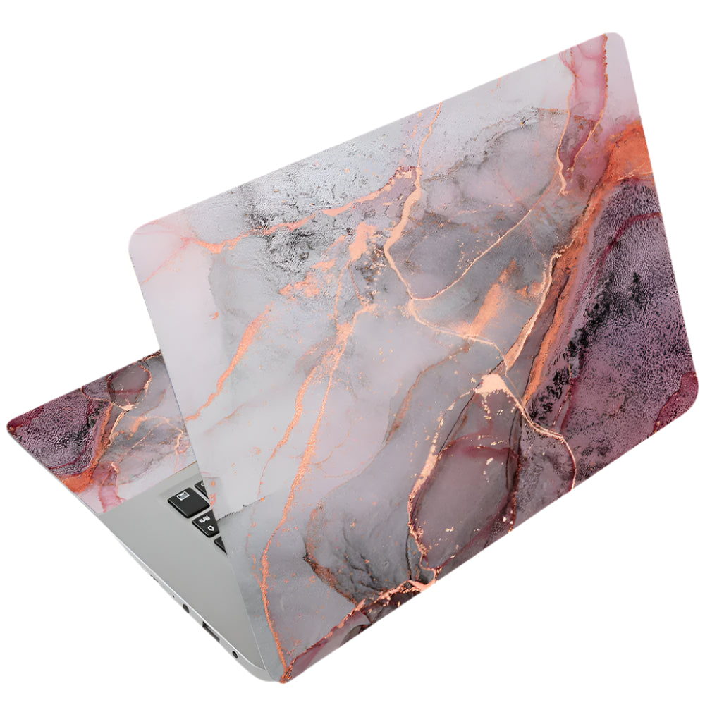 Hemasa Laptop Sticker 15.6 skin DIY Marble 15.6 Notebook Cover Decal Skins14 15.6 17 inch for MacBook Air Pro 13/HP/DELl/Lenovo