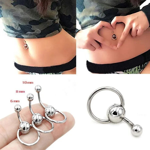 Crystal Belly Piercing Snale Skull Button Rings Bar Barbell Drop Dangle Navel Rings  Nombril Ombligo Ring Women Men Body Jewelry