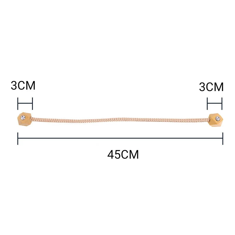 1PC Magnetic Curtain Tieback High Quality Holder Hook Buckle Clip Pretty Modern Polyester Decorative Home Accessorie