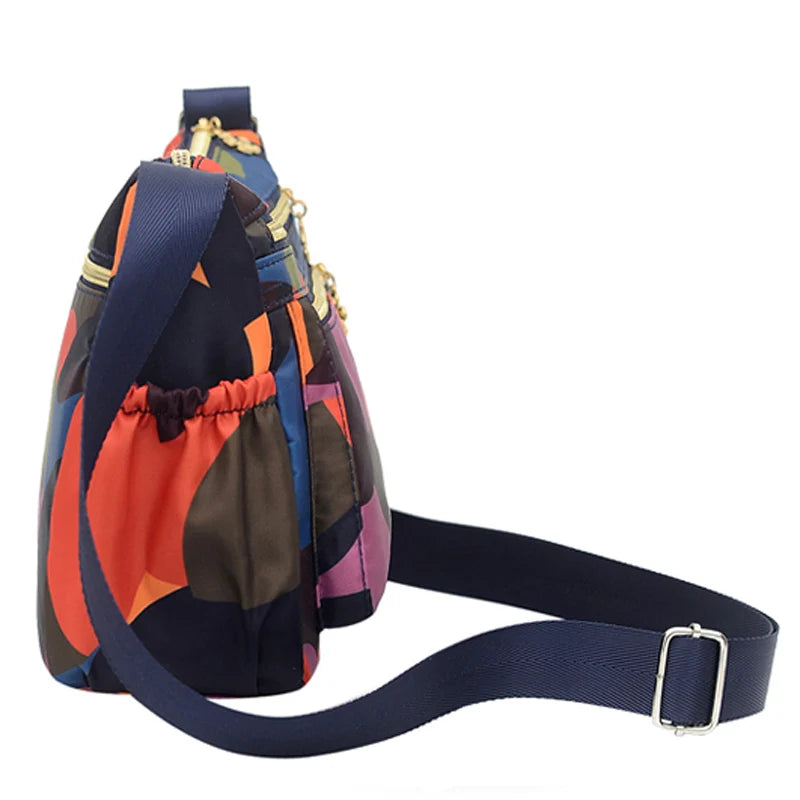 Tejesa Multi Pockets Women Messenger Bag High Quality Durable Fabric Handbag Female Lightweight Nylon Shoulder Bag For Women