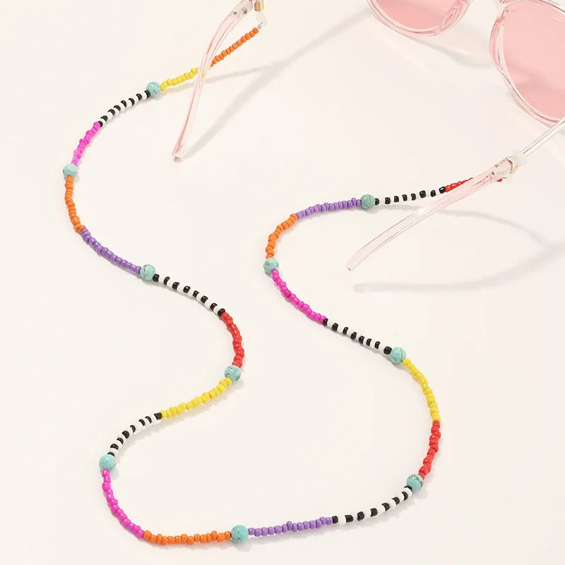 Hemasa Bohemian Style Colorful Beads Eyeglasses Chain / Sunglasses Chain Glasses
