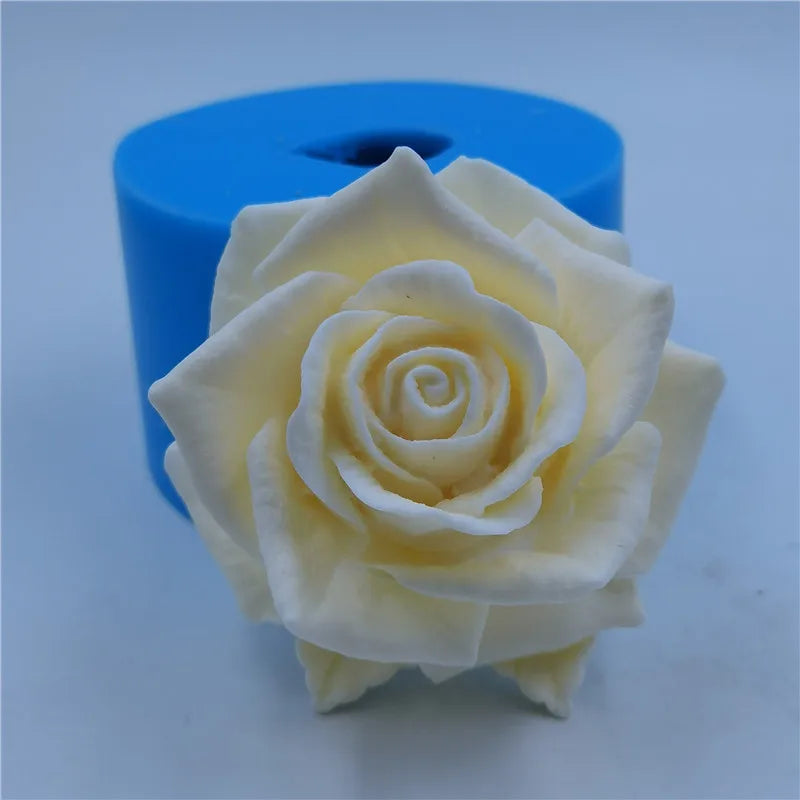 GreatMold 3D Pretty Flower Rose Silicone Mold Bouquet of Roses Soap Molds Epoxy Resin Mold Clay Chocolate Scented Candle Mould