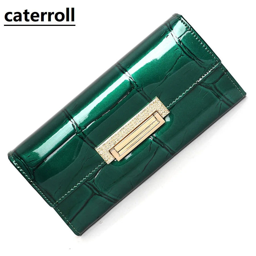 Cow Leather Wallet Women Luxury Brand Genuine Leather Woman Wallets Long Ladies Leather Purse Classic Fashion Clutch Purses