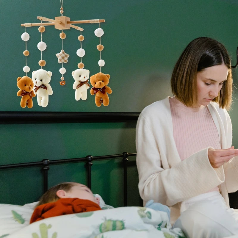 Hemasa Baby  Mobiles Wooden Bed Bell