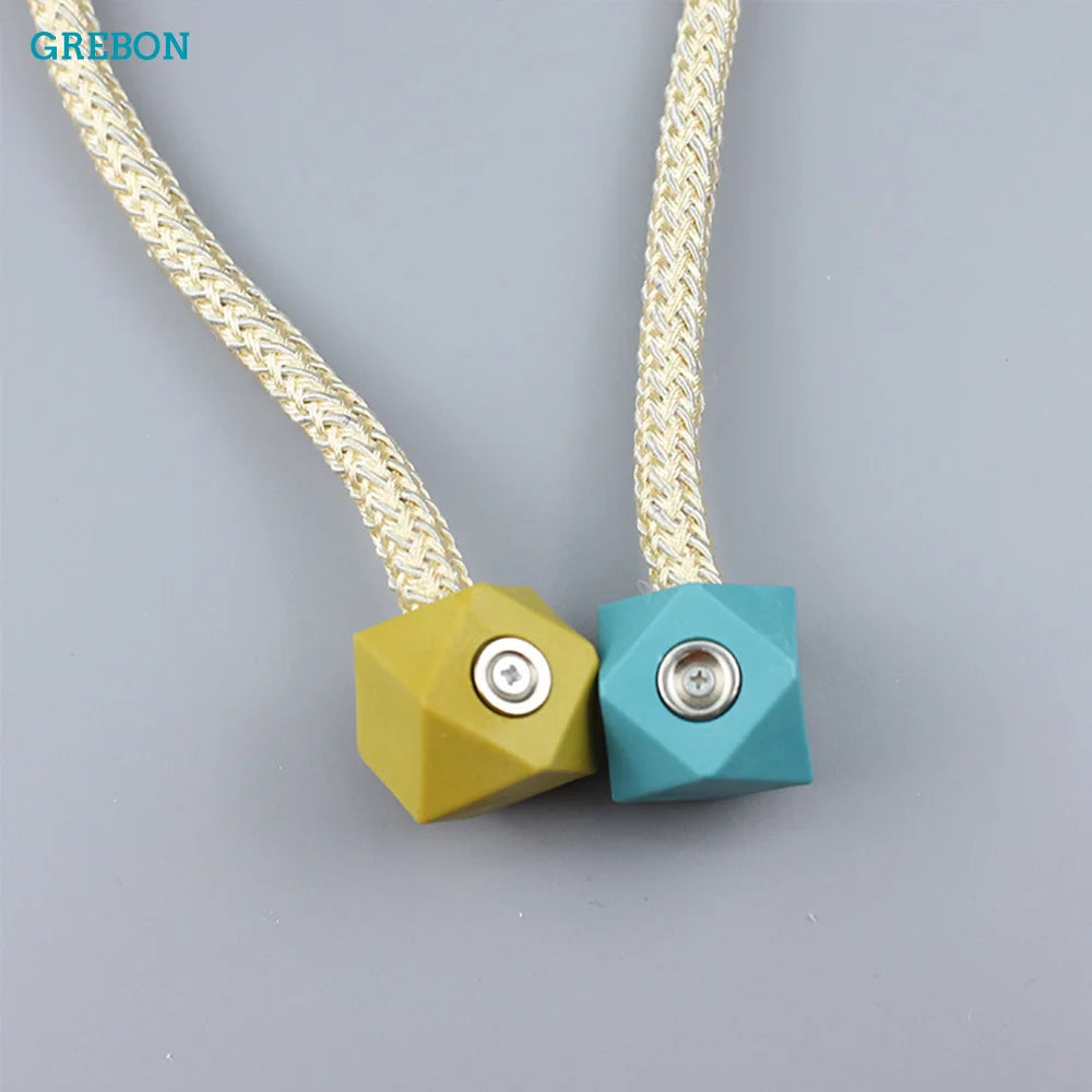 Curtain Hanging Hook Magnetic Holders For Window Decorative Tieback Clip Buckle Clamp New Rope Constructor Ball Home Accessories