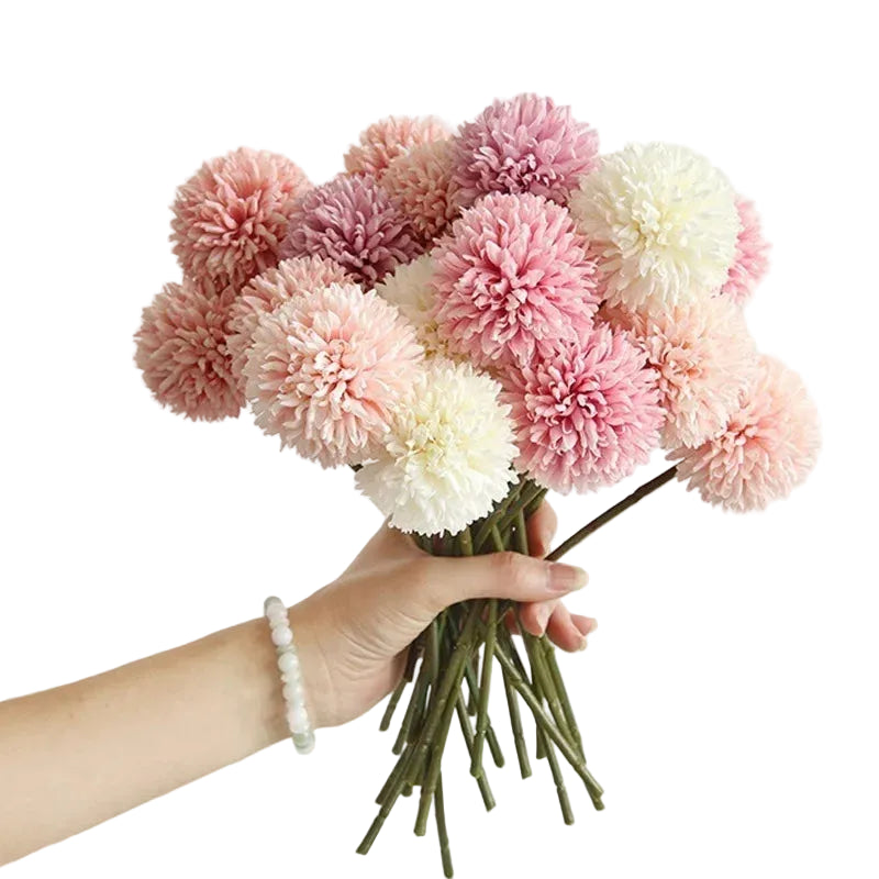 Tejesa 15Pcs Hydrangea Artificial Flowers Bouquet For Home Bedroom Decor Wedding Decoration Craft Vases Flower Arrangement Accessories