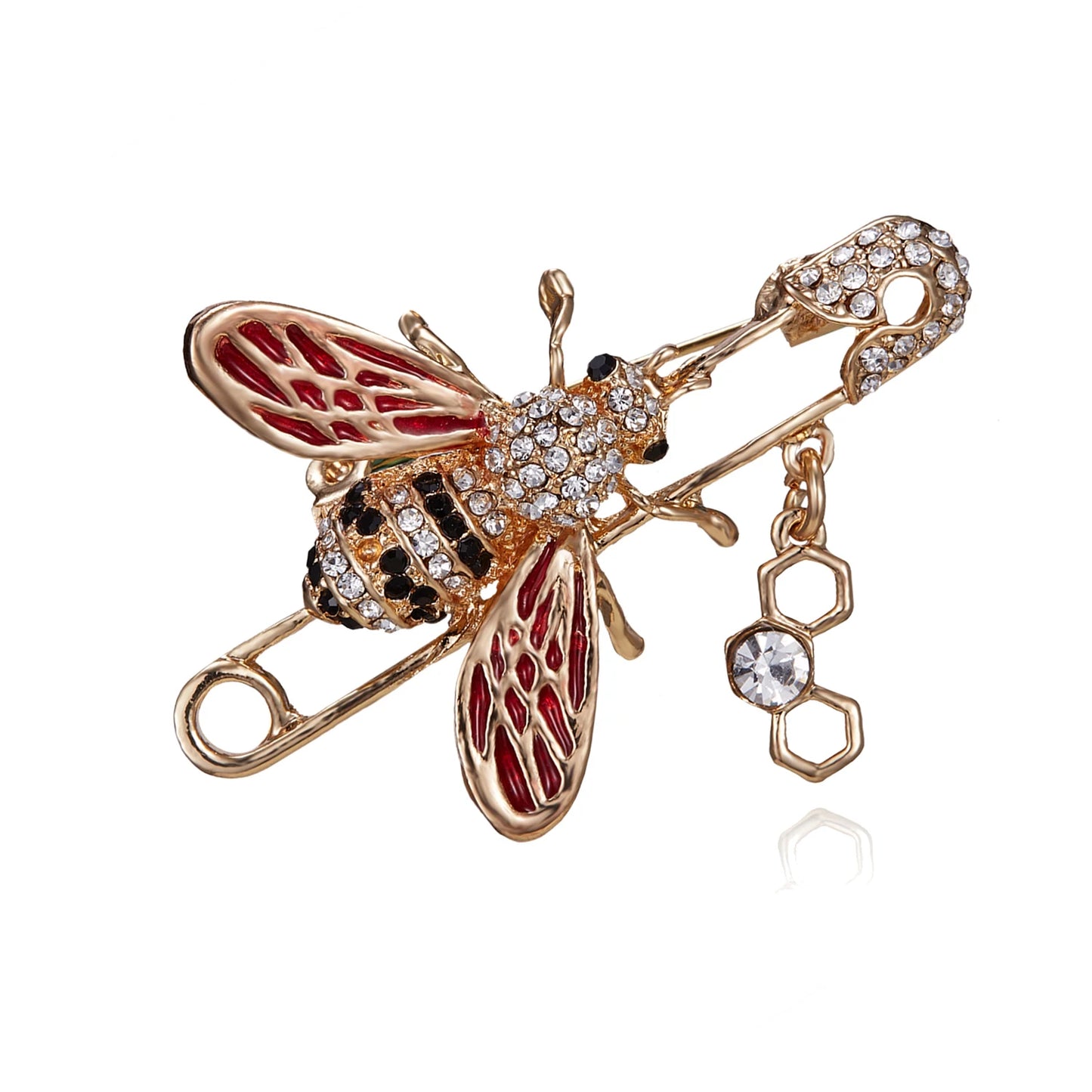Classic Vintage Bee Brooch Insect Brooches For Women Metal Pins Banquet Party Suit Coat Cap Accessories Fall Winter Unique Gif