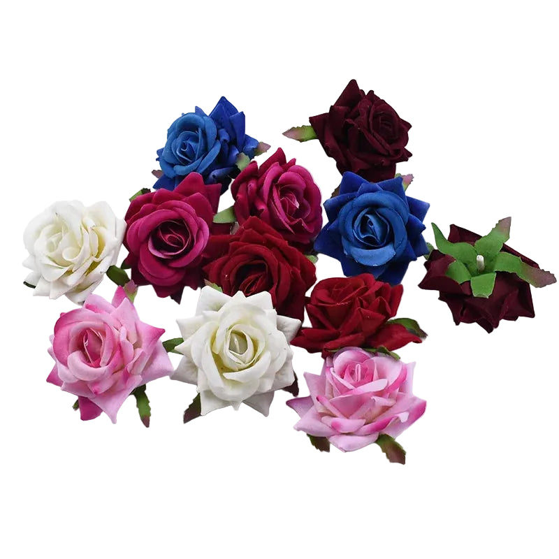 Tejesa 100 pieces  wedding decorative flowers/Roses  wall home decoration accessories Artificial flowers a cap gifts box