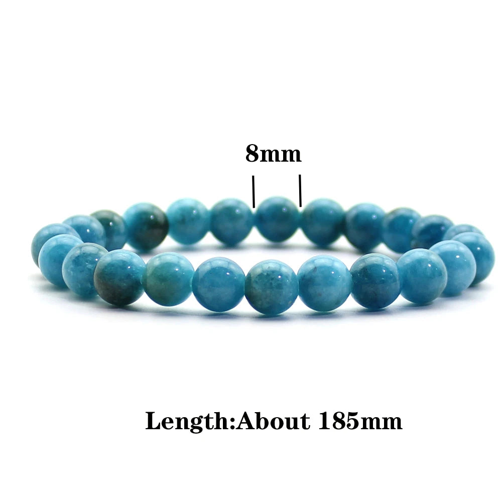 Hemasa Natural Stone Quartz Bracelets Tiger Eye Lava Agate Beads Stretchable Bracelet