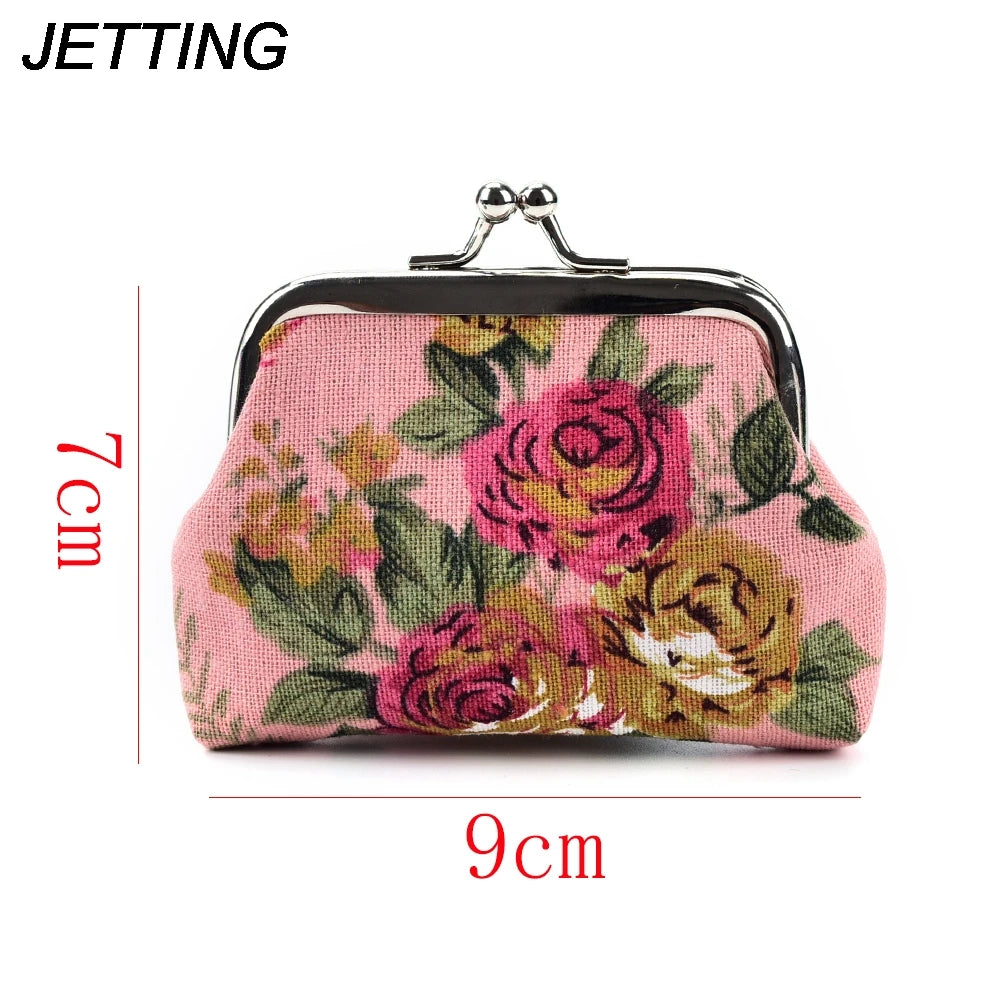Hemasa  Roses Mini Coin Purses Zero Wallet ,lady Zero Wallets and coin Bag Child Girl Women Change Purse