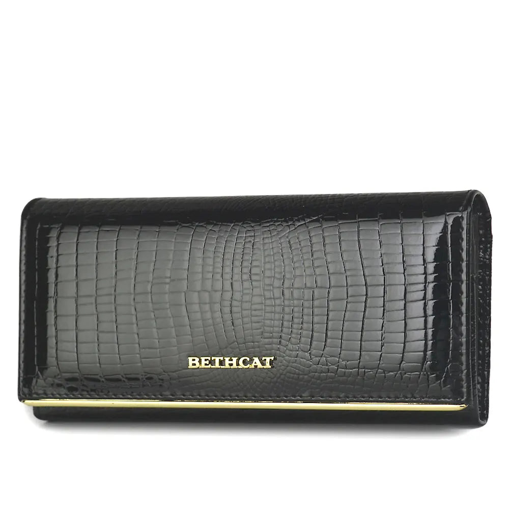 Hemasa Beth Cat Women Wallet and Purses Genuine Leather Female Coin Card Holder Purse/ Ladies Money Bags Alligator Cow Wallets