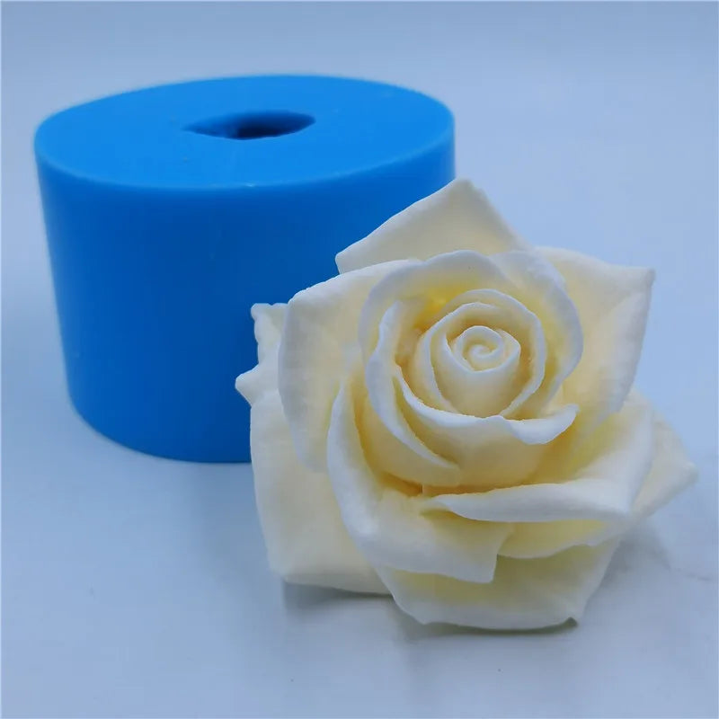 GreatMold 3D Pretty Flower Rose Silicone Mold Bouquet of Roses Soap Molds Epoxy Resin Mold Clay Chocolate Scented Candle Mould