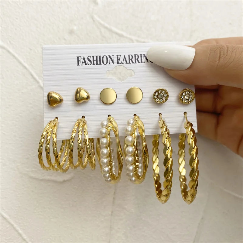 Hemasa  Butterfly Leopard Earring Set Star Moon For Women /Girls