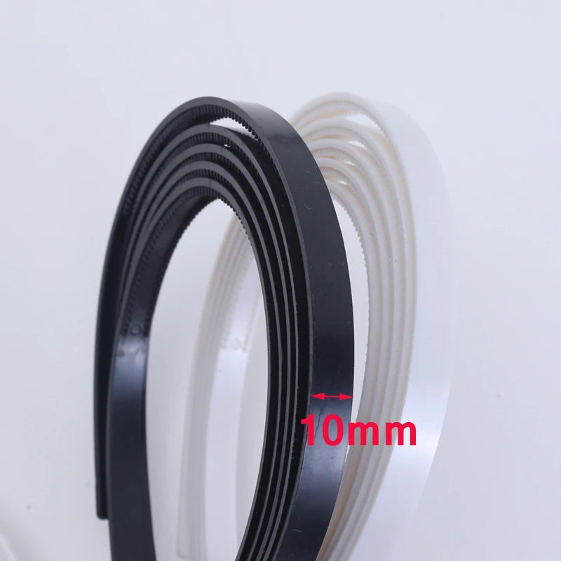 10pcs/lot 8mm /10mm Wide Teeth Hairbands  Girls Plastic Headbands Lady Jewelry Findings Diy Tools White Black  Hair Accessory