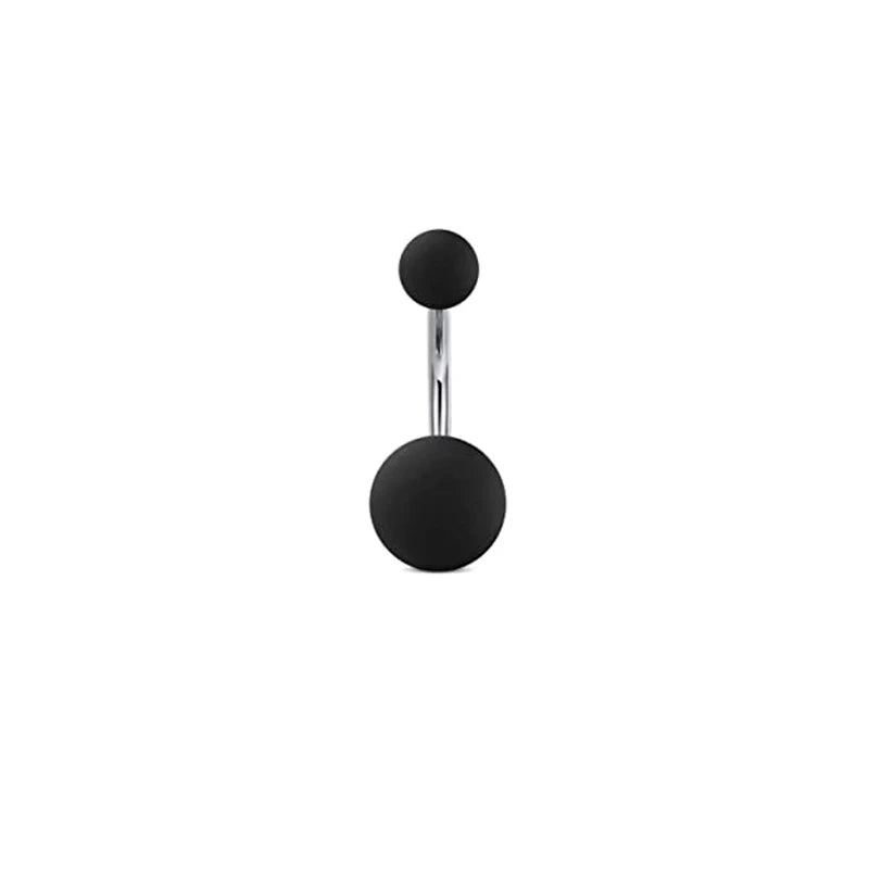 Ombligo Button Rings Zircon Stone Ball Navel Piercing Rings Punk Exquisite Belly Rings Surgical Steel Body Jewelry Unisex Gift