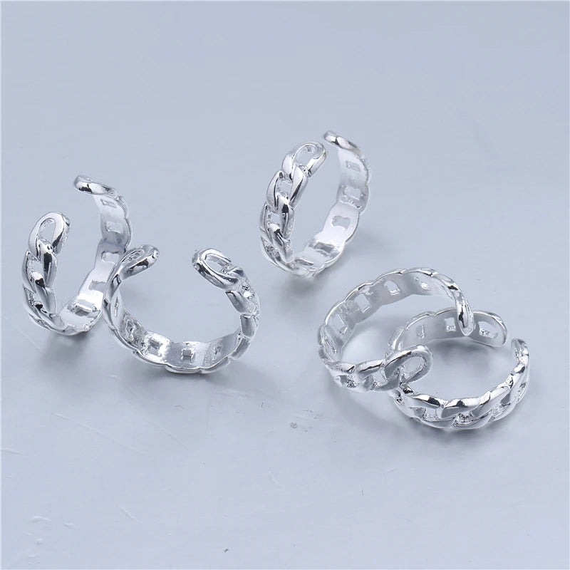 Hemasa 8PCS Tail Foot Ring Gifts Adjustable Open Toe Rings Set for Women Girl Summer Beach Vacation Kunuckle Jewelry Finger Ring
