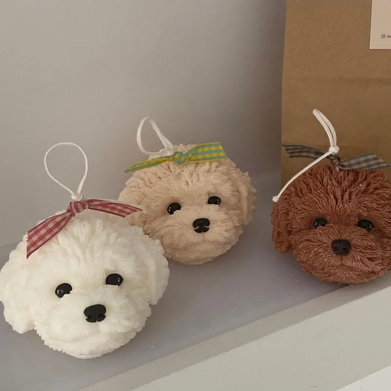 Cute Teddy Dog Candle Molds