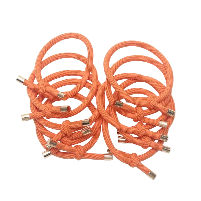 Tejesa 20PCS Women Elastic Hair Rubber Bands High Quality Girls Hair Bands Hair Scrunchies Gold Plated  Hair Accessories Hair Gum/Tie
