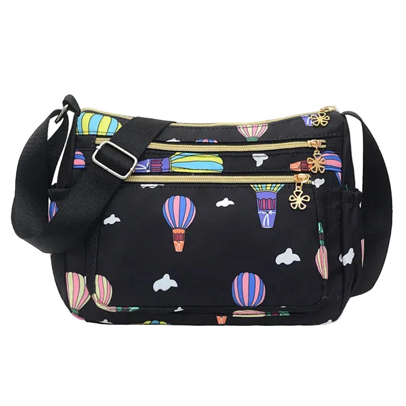 Tejesa Multi Pockets Women Messenger Bag High Quality Durable Fabric Handbag Female Lightweight Nylon Shoulder Bag For Women
