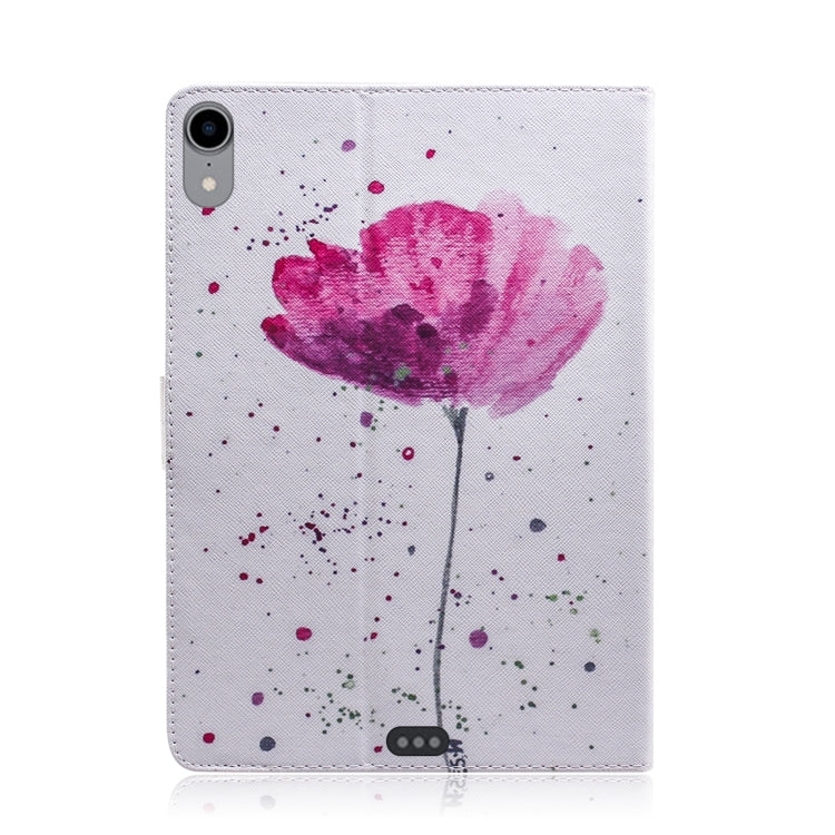 Purple Orchids Pattern Horizontal Flip Leather Case for  iPad Pro 11 inch (2018), with Holder & Card Slot & Wallet, For iPad Pro 11 inch (2018)