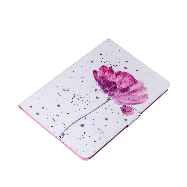 Purple Orchids Pattern Horizontal Flip Leather Case for  iPad Pro 11 inch (2018), with Holder & Card Slot & Wallet, For iPad Pro 11 inch (2018)