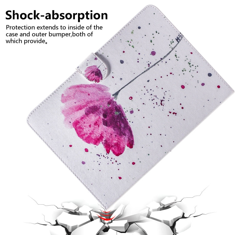 Purple Orchids Pattern Horizontal Flip Leather Case for  iPad Pro 11 inch (2018), with Holder & Card Slot & Wallet, For iPad Pro 11 inch (2018)